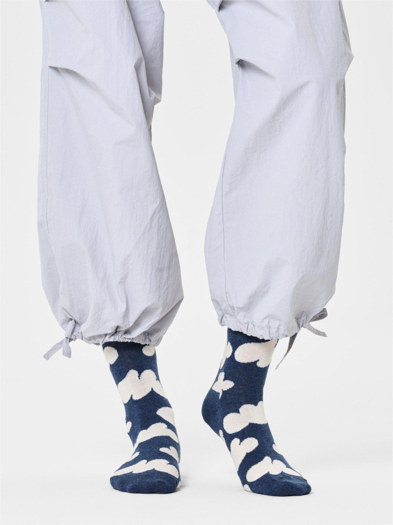 cloudy blue unisex socks