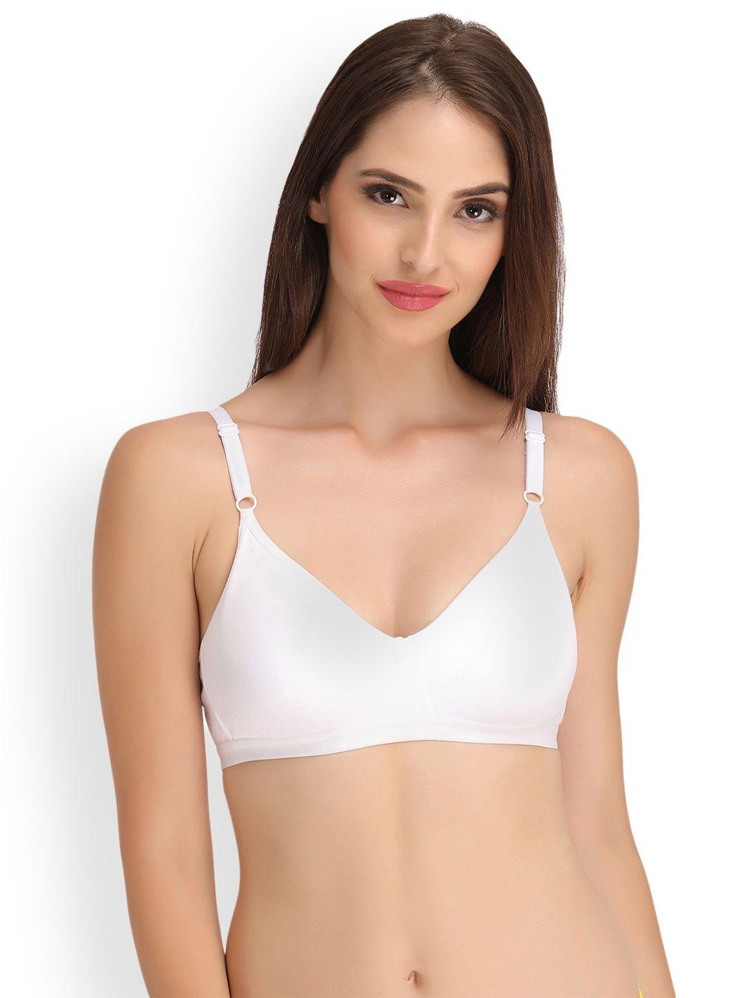 clovia t-shirt bra with moulded cross-over cups