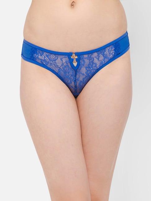 clovia blue plain panty