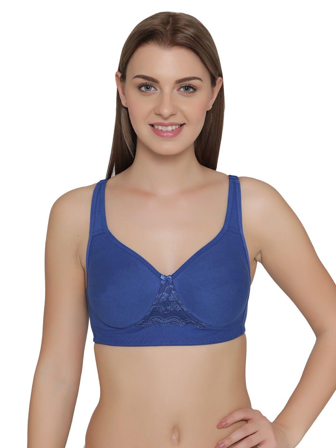 clovia cotton rich double layered non-wired t-shirt bra