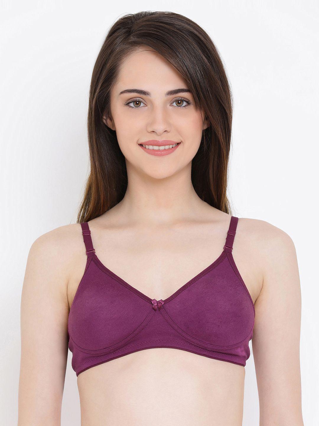 clovia cotton rich soft padded non-wired multiway t-shirt bra