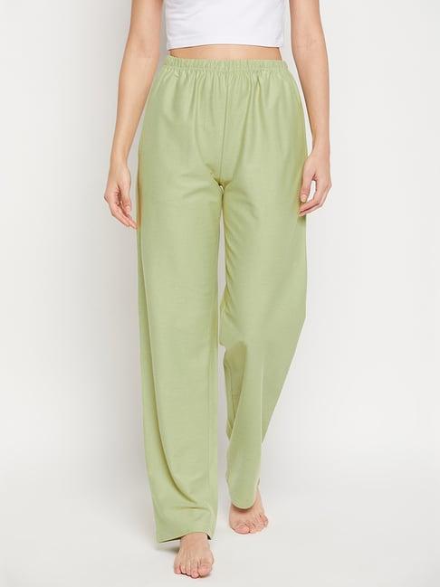 clovia green cotton pyjamas