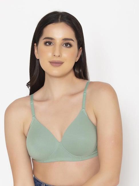 clovia green padded bra