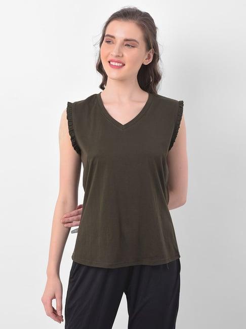 clovia green top