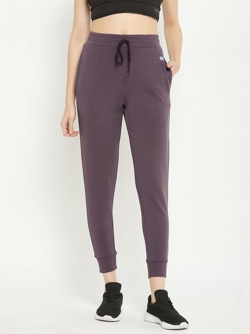 clovia grey high rise joggers