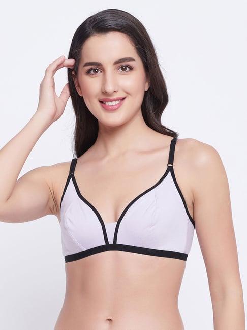 clovia lilac non wired non padded everyday bra