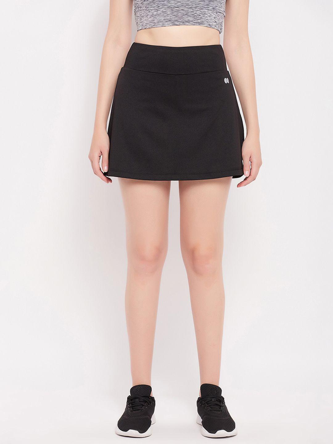 clovia mini a-line skirt with attached shorts