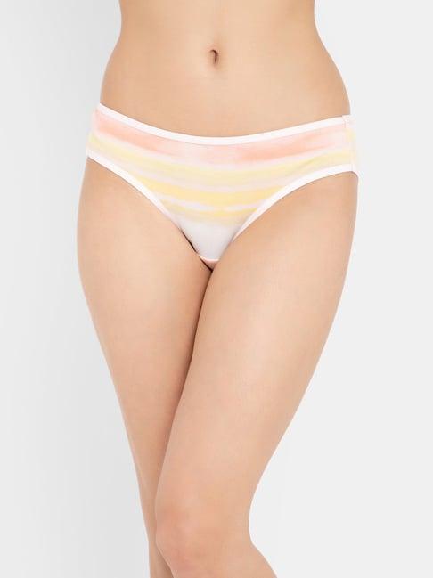 clovia multicolor printed bikini panty