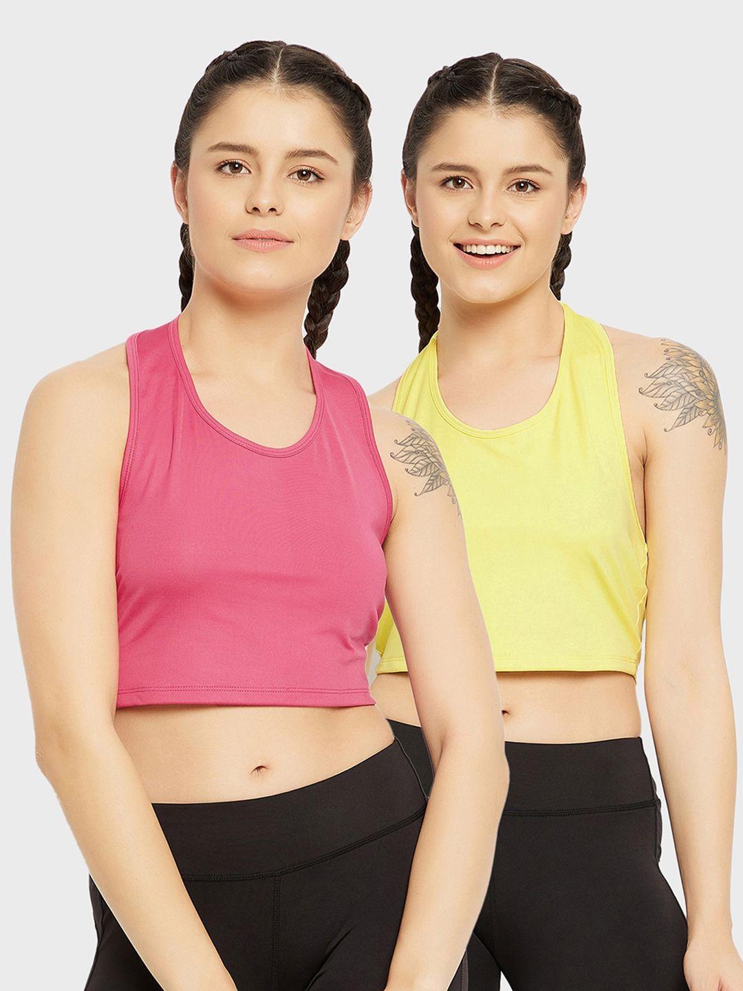 clovia multicoloured tank crop top