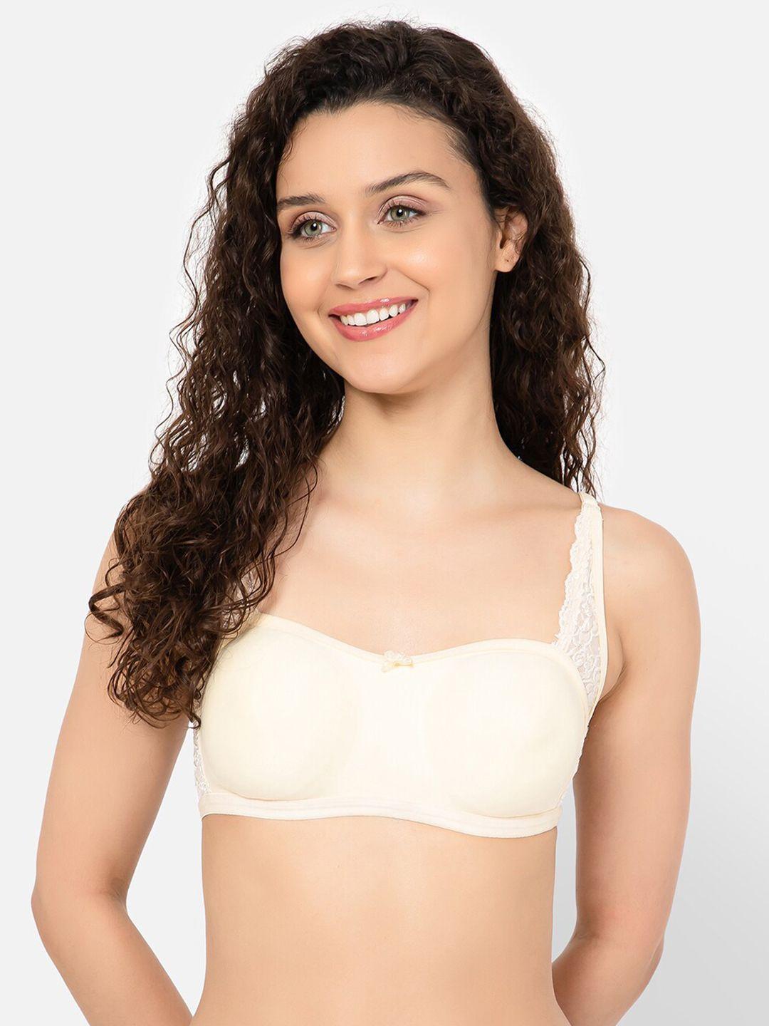 clovia non-wired lightly padded spacer cup t-shirt bra