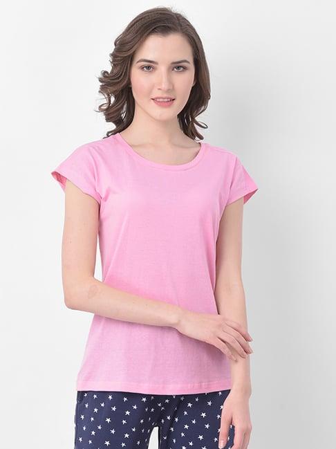 clovia pink textured top