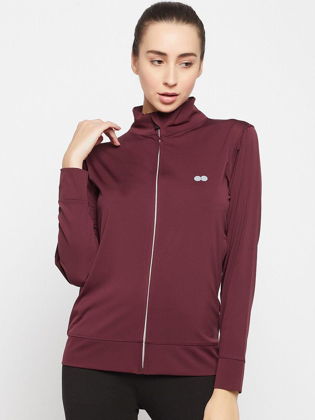 clovia women lightweight training or gym sporty jacket