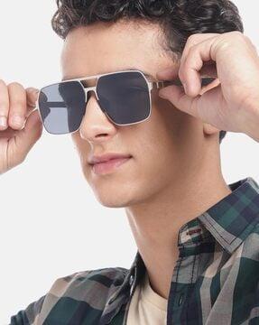 clsm297 uv-protected full-rim square-shaped sunglasses