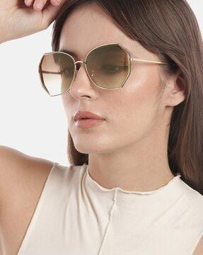 clsw316 women uv-protected oversized sunglasses