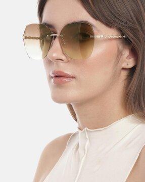 clsw318 women uv-protected oversized sunglasses