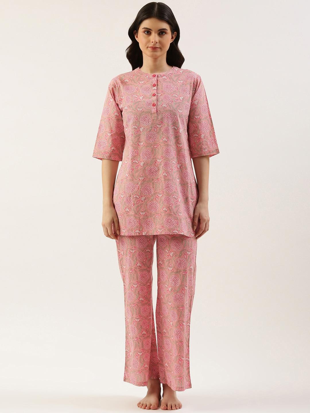 clt-s-floral-printed-pure-cotton-night-suit