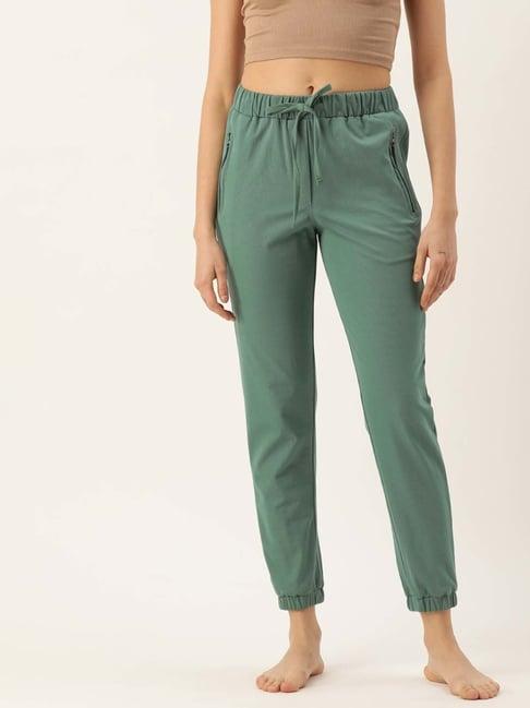 clt.s green plain joggers