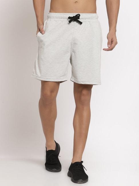 club york light grey regular fit shorts
