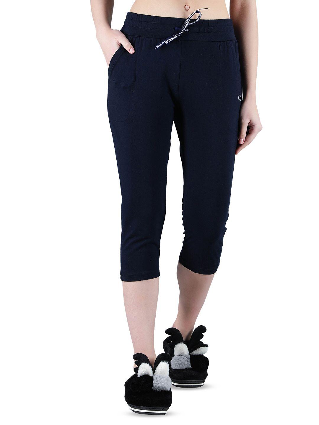 club a9 mid rise cotton capris