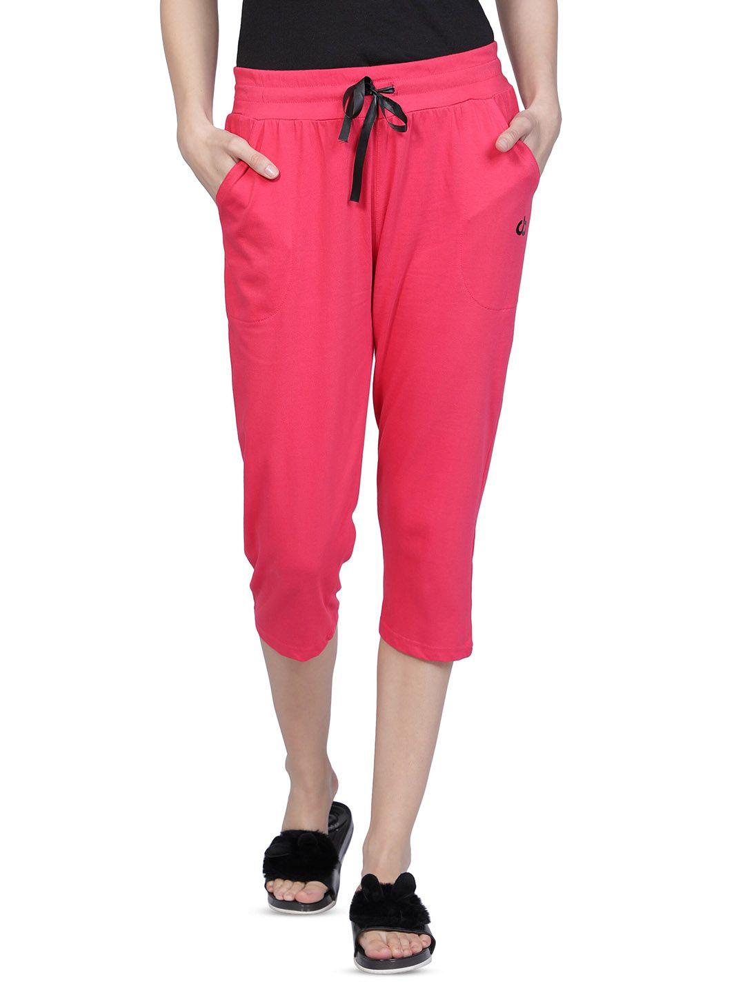 club a9 mid-rise pure cotton capris