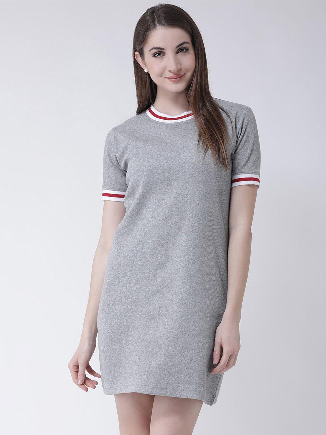 club york  women's  grey t-shirt dress