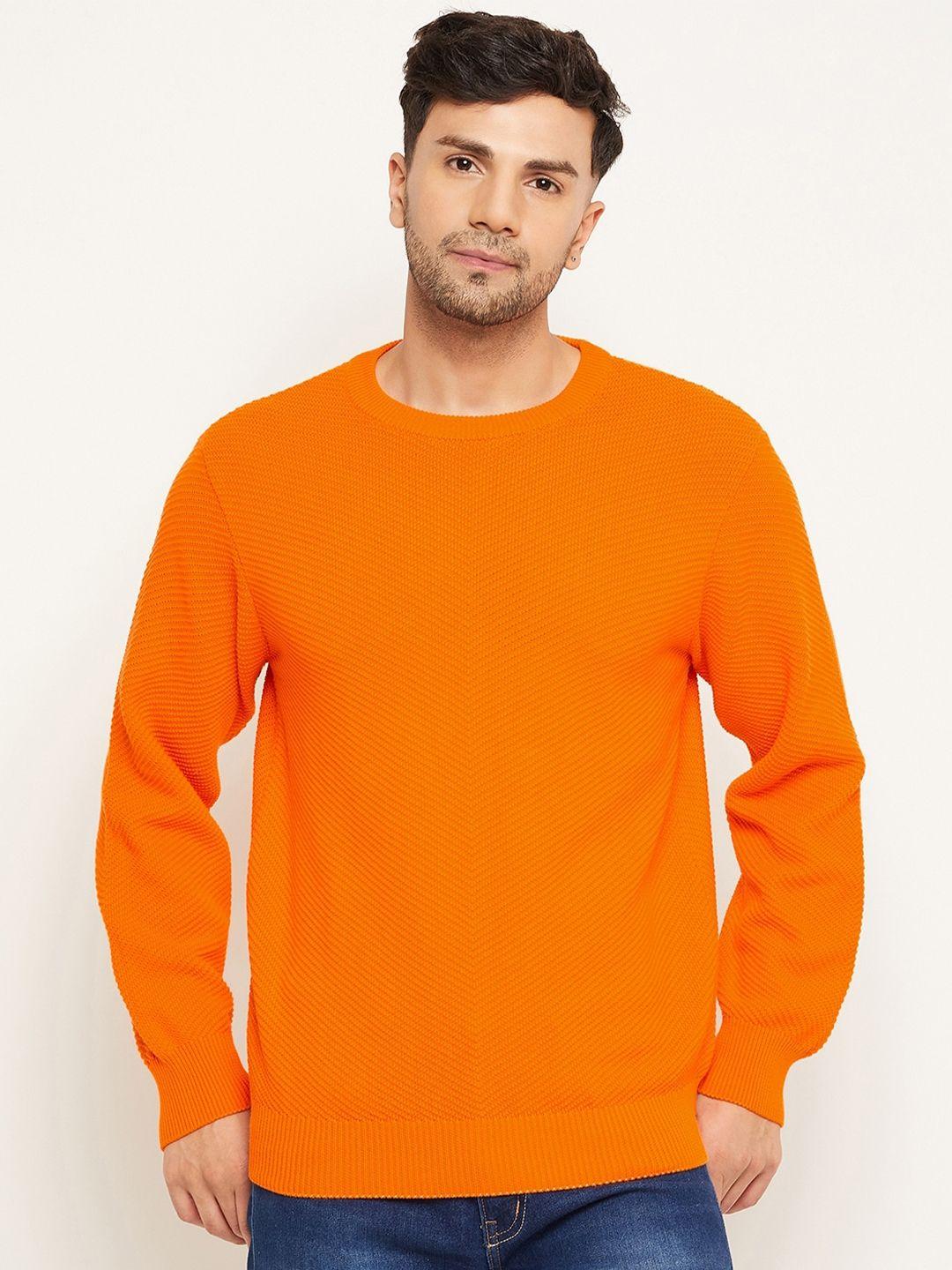 club york cable knit self design cotton pullover sweaters