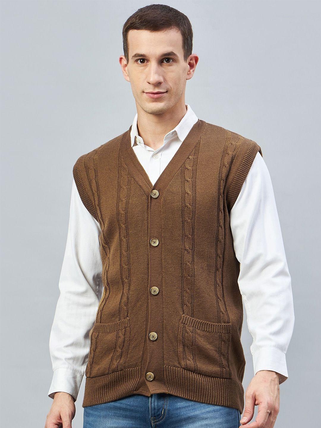 club york cable knit v-neck acrylic sweater vest