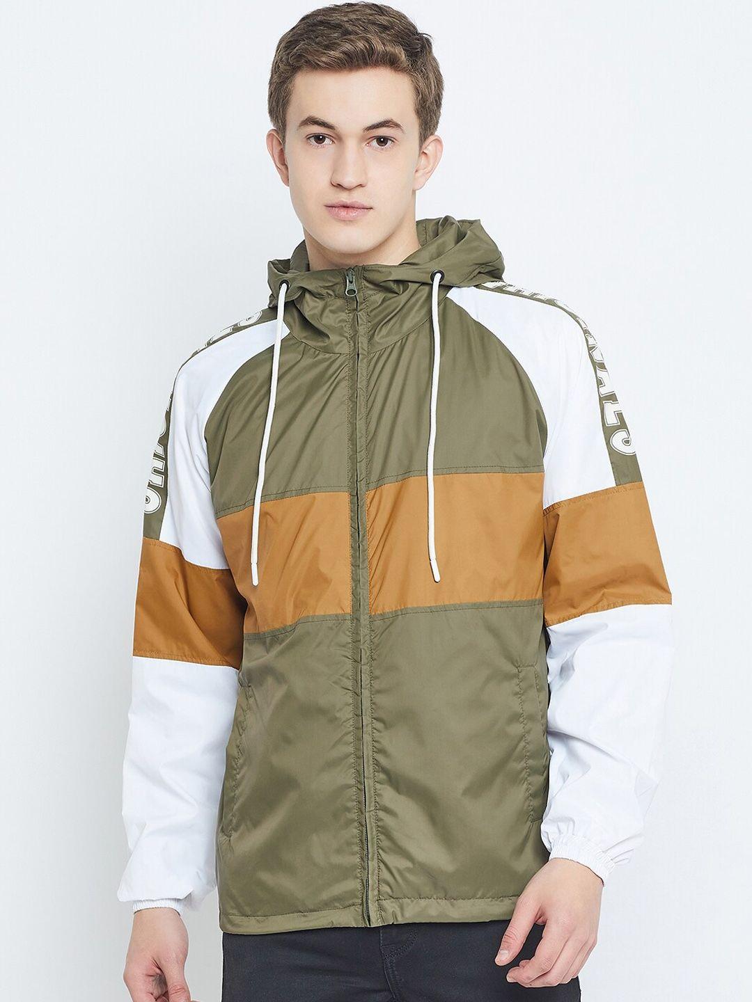 club york colourblocked hooded lightweight quilted jacket