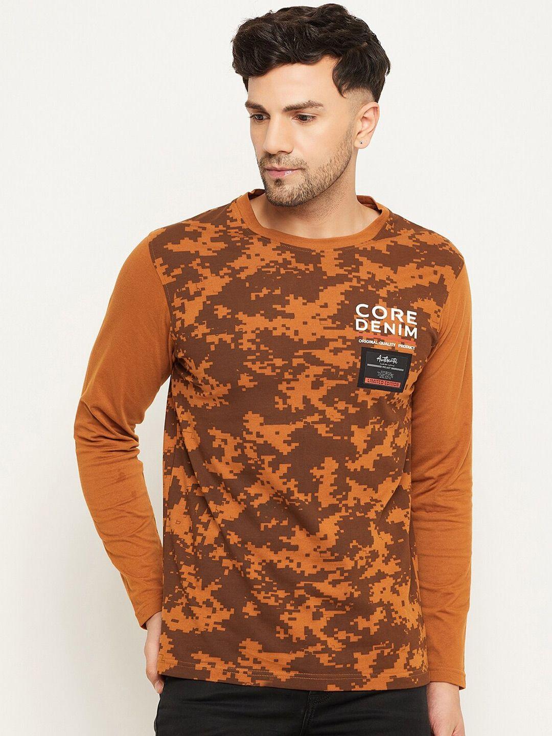 club york graphic printed round neck t-shirt