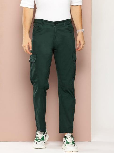 club york green regular fit cargos