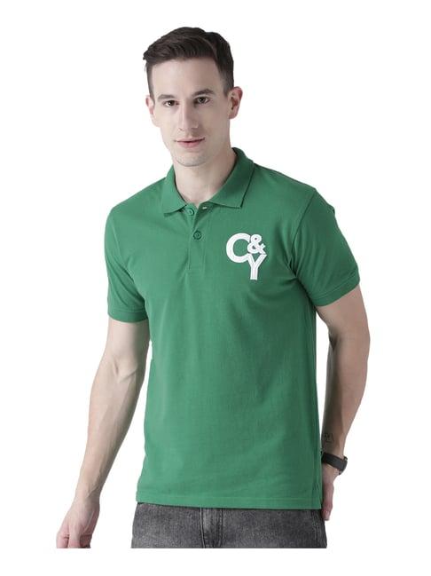 club york green regular fit polo t-shirt