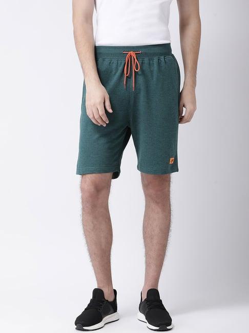 club york green regular fit shorts