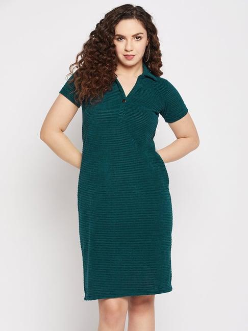 club york green regular fit t shirt dress