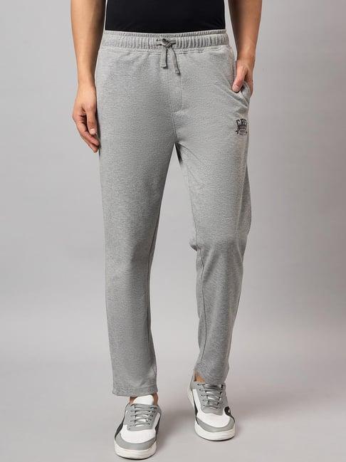 club york grey melange regular fit trackpants