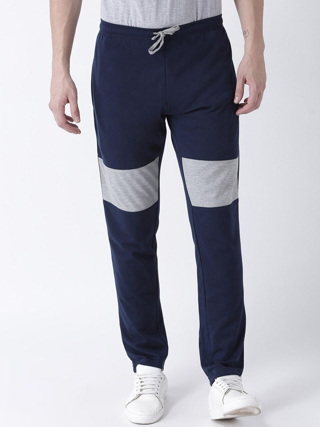 club york men colourblocked track pants