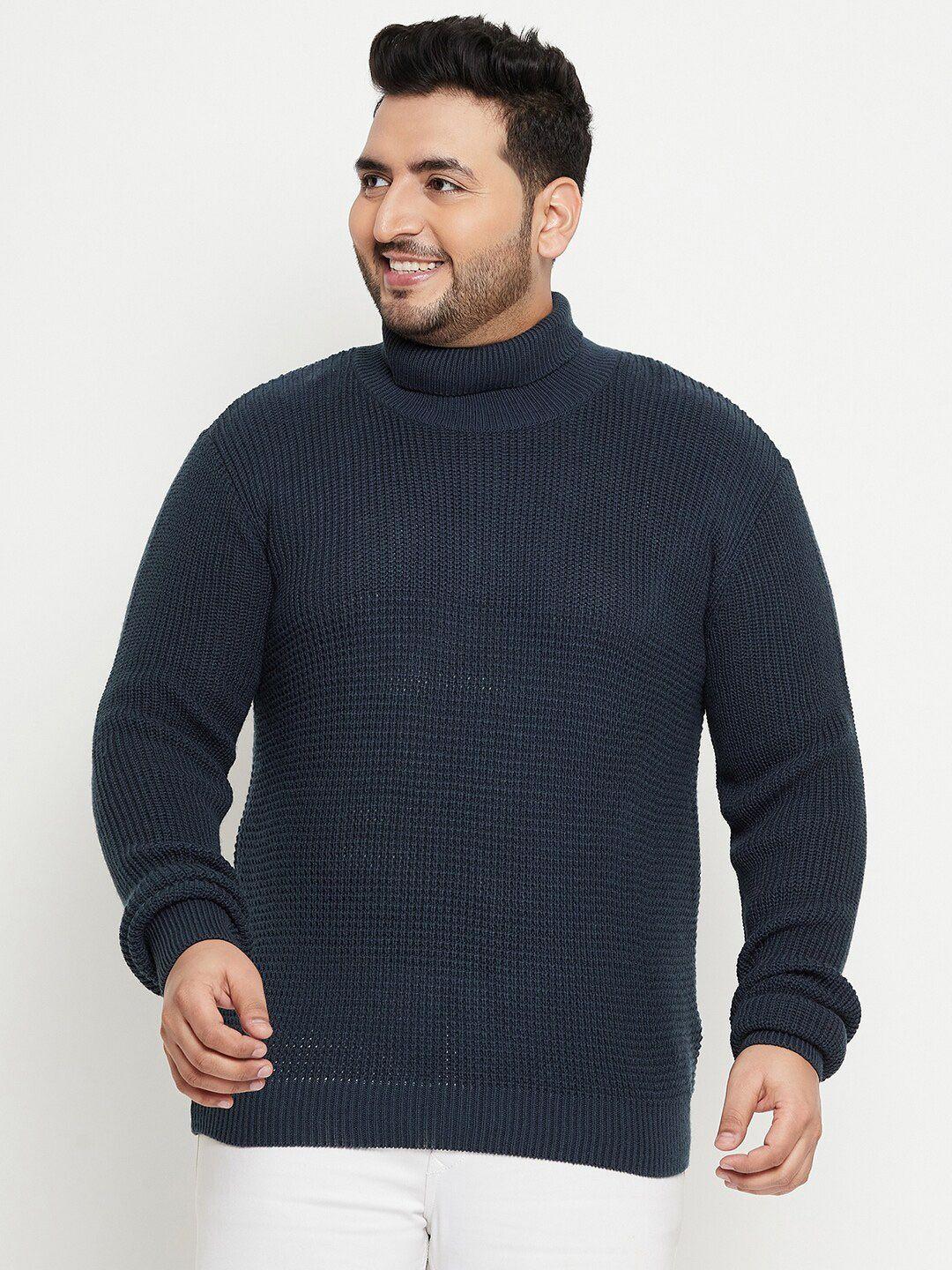 club york men grey ribbed pullover