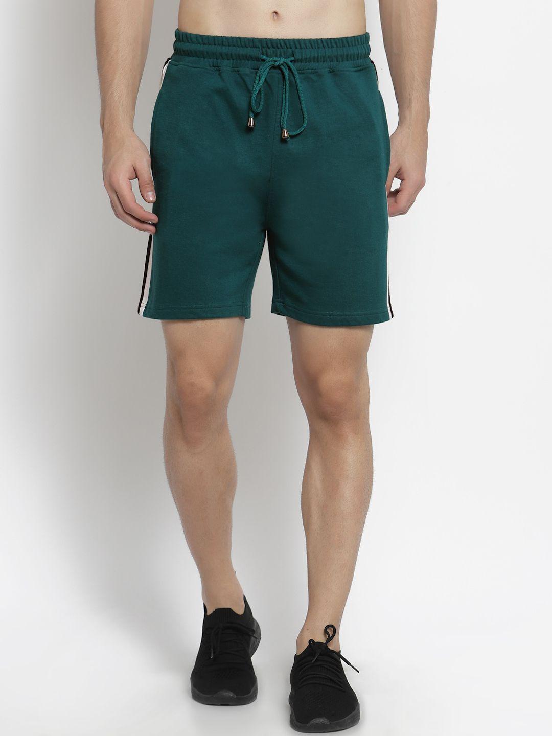 club york men teal sports shorts