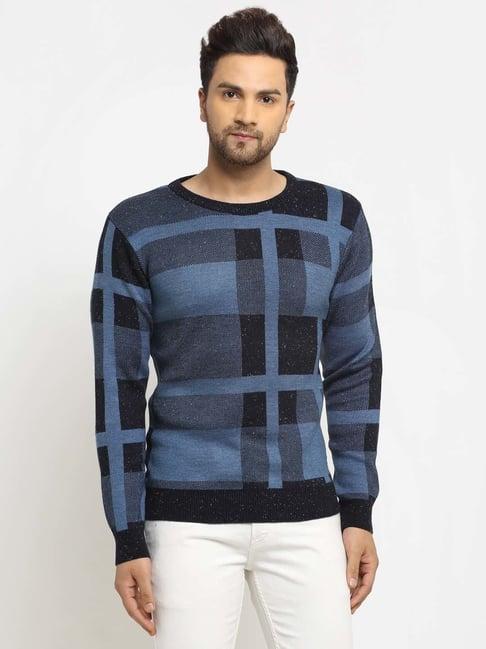 club york multicolor check sweater