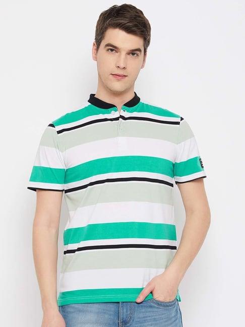 club york multicolor regular fit striped t-shirt
