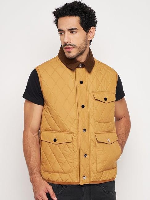 club york mustard regular fit jacket