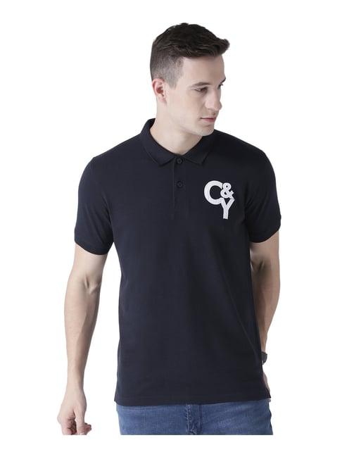 club york navy  regular fit polo t-shirt