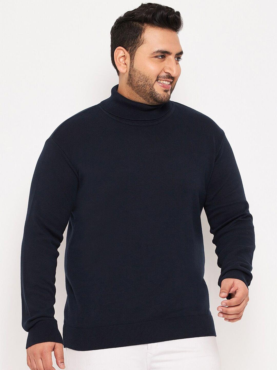 club york plus size turtle neck cotton pullover