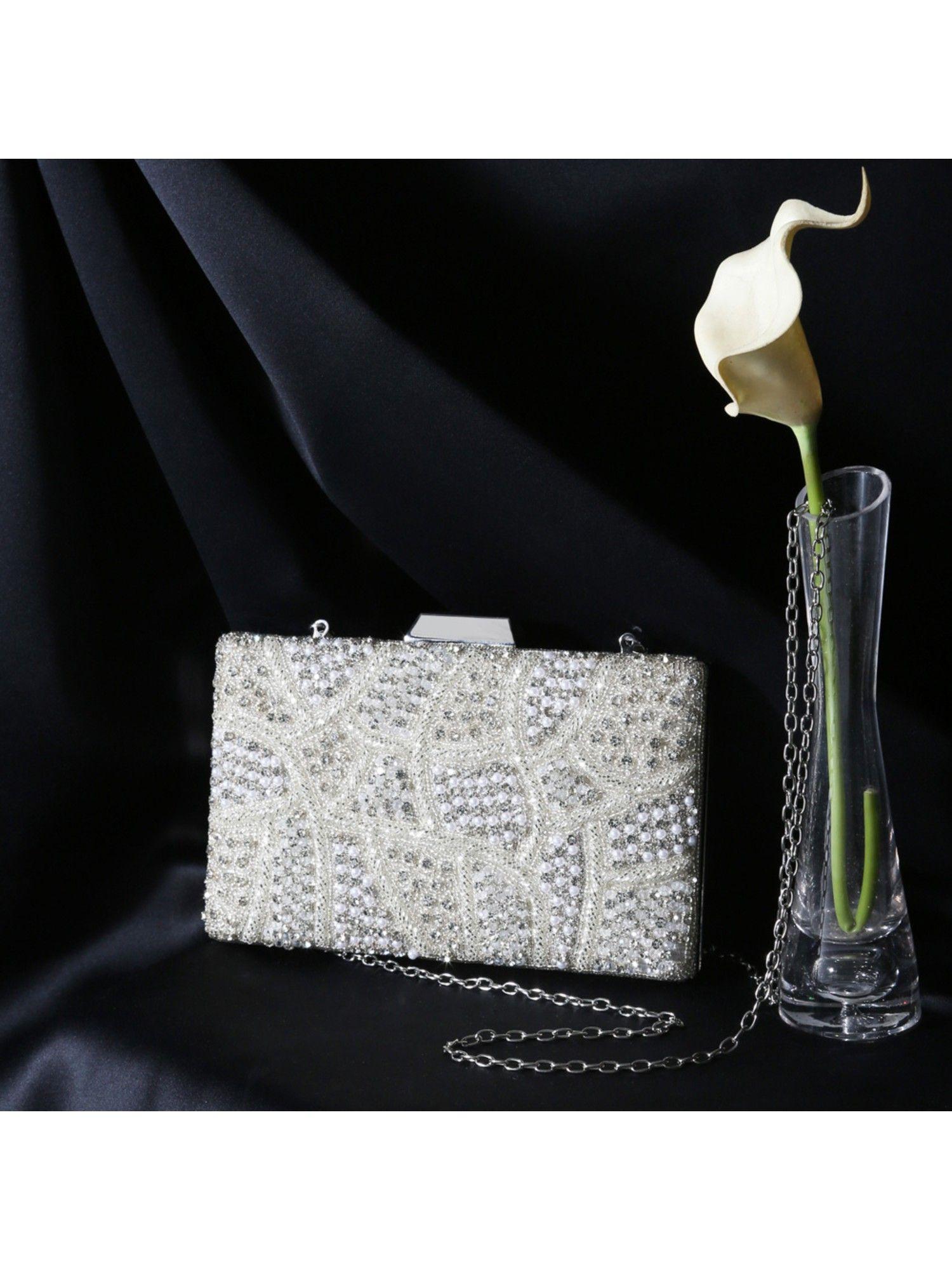 clutch purses for women wedding handmade evening party bridal clutch - c81s