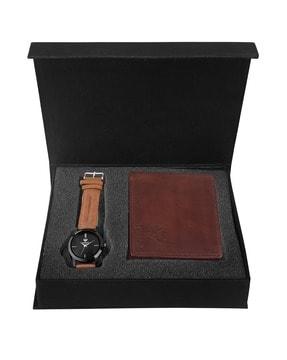 cm-1013wl-04 analogue watch with wallet