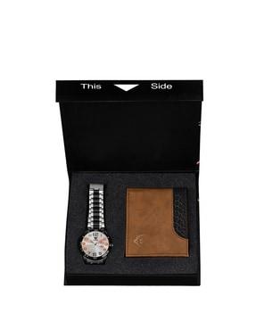 cm-3051wl-29 analogue watch with wallet