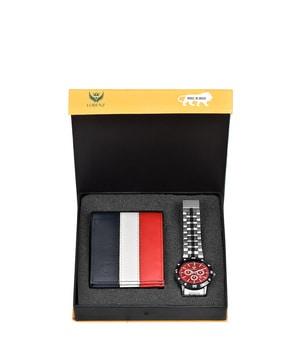 cm-3068wl-24 analogue watch with wallet