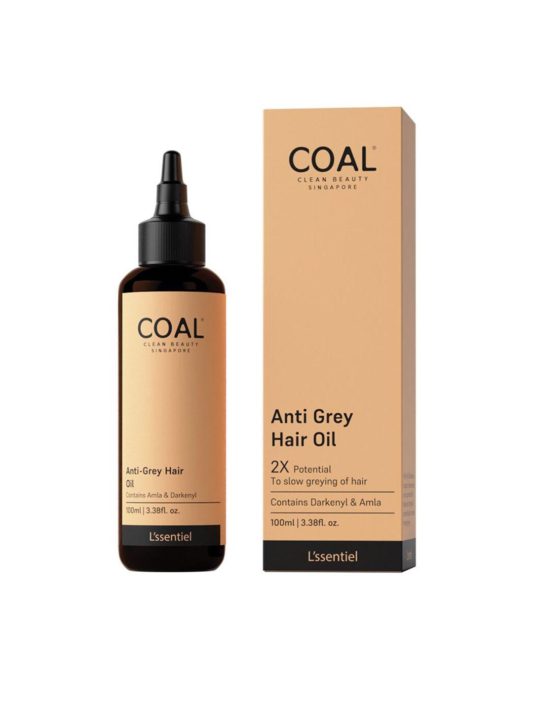 coal clean beauty anti grey hair oil with darkenyl & amla - 100 ml