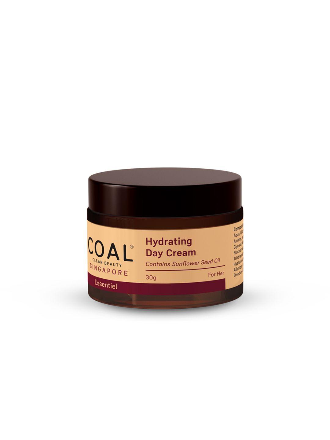 coal clean beauty hydrating day cream with sunflower seed oil - 30 g