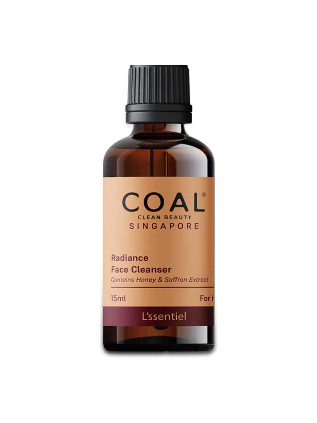 coal clean beauty radiance face cleanser 15 ml