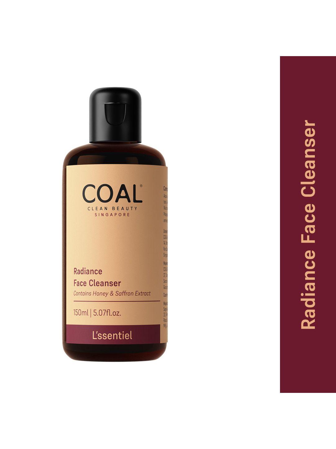 coal clean beauty radiance face cleanser 150ml